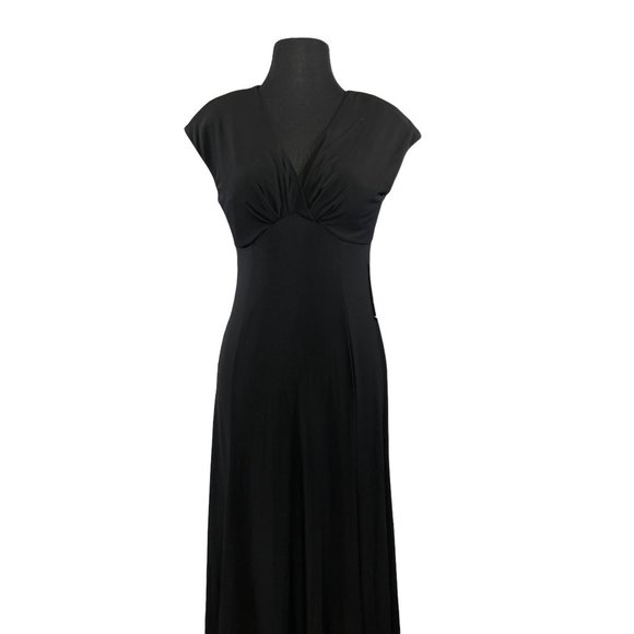 Jones New York Dresses & Skirts - Jones New York Womens Size 6 Sleeveless Black Maxi Dress NWT